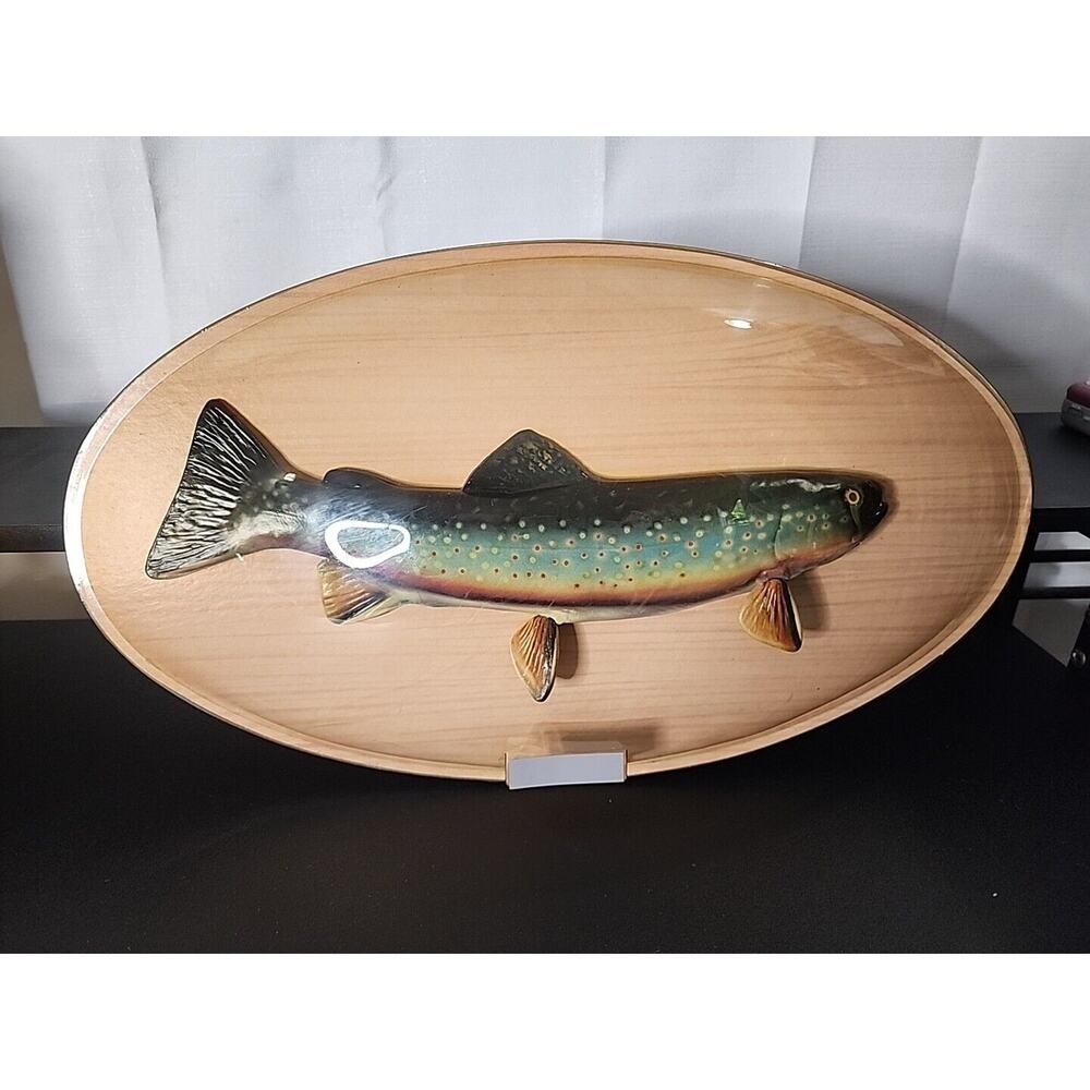1960s ANCIENT AGE Kentucky Bourbon Whiskey Brook Trout Bubble BAR Sign Display